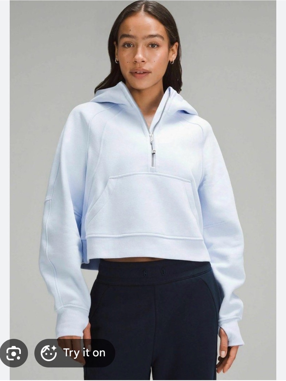Lululemon Scuba Half Zip Funnel neck *Windmill M/L